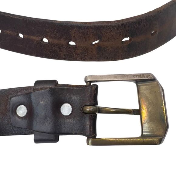 LEVI STRAUSS & CO. VINTAGE Brindle GENUINE LEATHER MENS BELT 40 11LV0204 - Picture 8 of 9